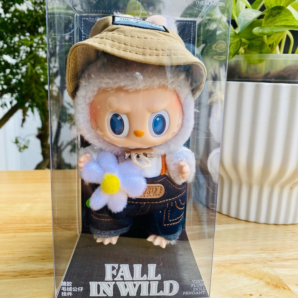 Labubu Fall in Wild Plush Pendant